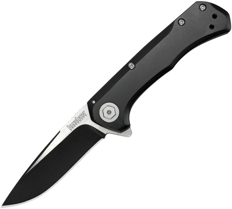 Kershaw Showtime Folding Knife 3" 8Cr13MoV Steel Blade Black Stainless Handle 1955 -Kershaw - Survivor Hand Precision Knives & Outdoor Gear Store