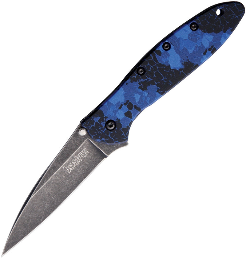 Kershaw Leek Folding Knife 3" Stainless Steel Blade Digital Camo Aluminum Handle 1660DBLU -Kershaw - Survivor Hand Precision Knives & Outdoor Gear Store