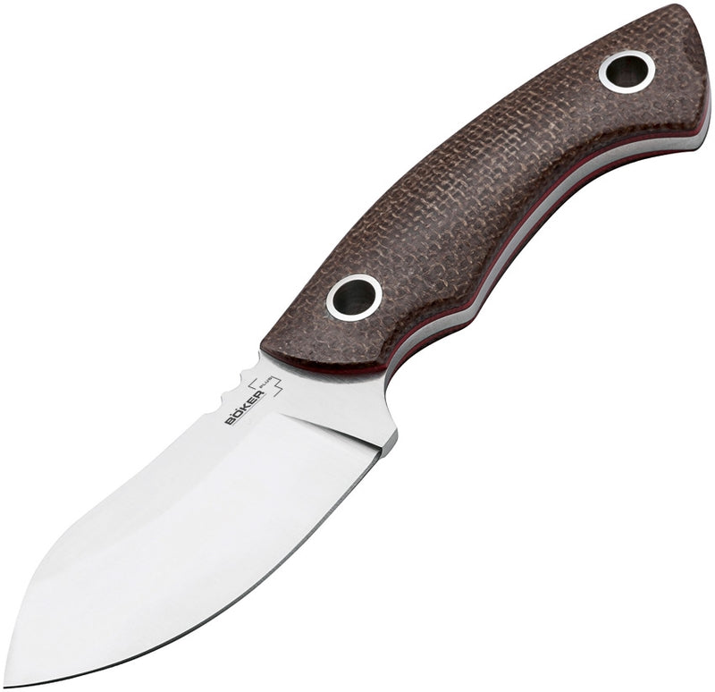 Boker Plus Nessmi Fixed Knife 2.63" D2 Tool Steel Blade Natural Micarta Handle 02BO018 -Boker Plus - Survivor Hand Precision Knives & Outdoor Gear Store