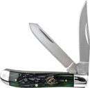 Roper Trapper Pocket Knife 1065 Carbon Steel Blade Green Jigged Bone Handle 0008CGB -Roper Knives - Survivor Hand Precision Knives & Outdoor Gear Store
