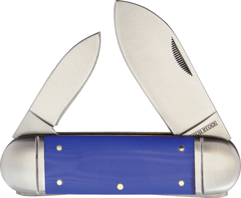 Rough Ryder Sunfish Pocket Knife Satin Finish Stainless Blade Blue G10 Handle 2173 -Rough Ryder - Survivor Hand Precision Knives & Outdoor Gear Store