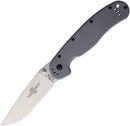 Ontario RAT I Linerlock Folding Knife 3.5" AUS8 Steel Blade Gray Nylon Handle 8848GY -Ontario - Survivor Hand Precision Knives & Outdoor Gear Store