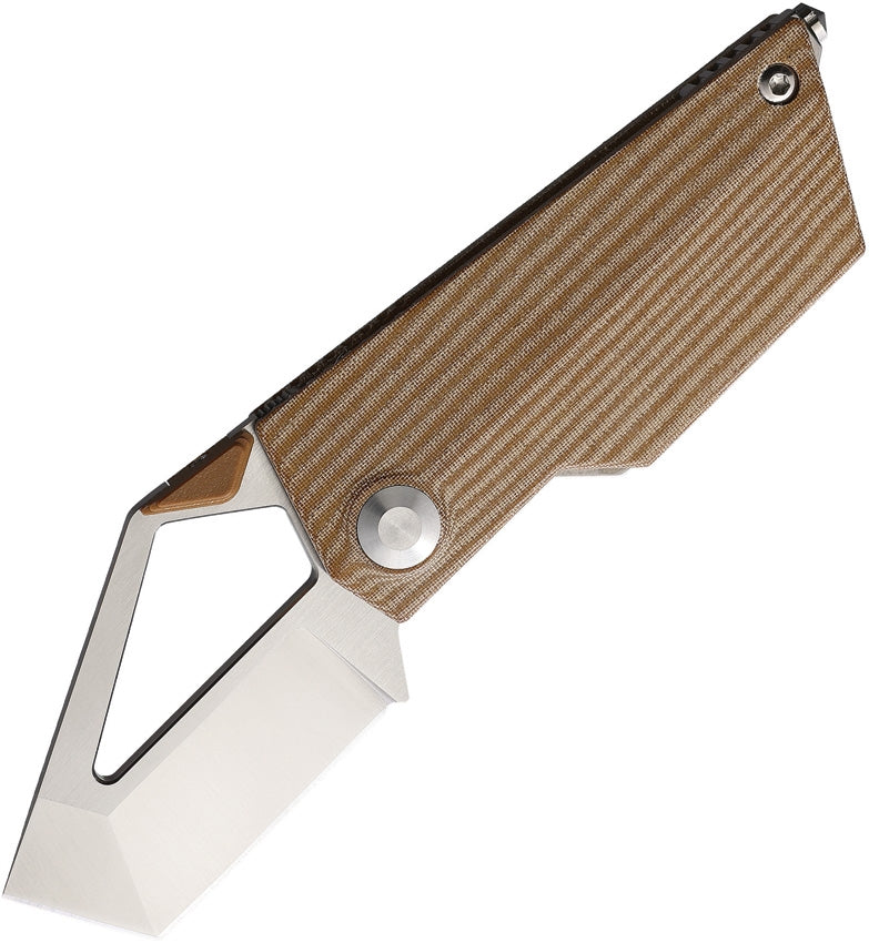 Kizer Cutlery Cyber Folding Knife 2.16" M390 Steel Blade Micarta Handle 2563A2 -kizer Cutlery - Survivor Hand Precision Knives & Outdoor Gear Store