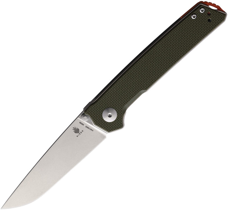 Kizer Cutlery Domin Folding Knife 3.5" N690 Steel Blade Green G10 Handle 4516N2 -Kizer Cutlery - Survivor Hand Precision Knives & Outdoor Gear Store