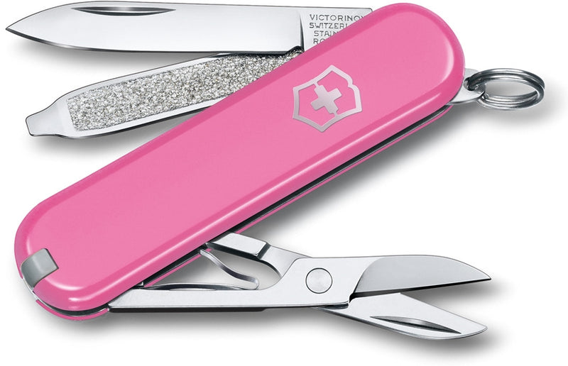 Victorinox Classic SD Cherry Blossom Pocket Multi Tool ABS Pick Handle 0622351G -Victorinox - Survivor Hand Precision Knives & Outdoor Gear Store