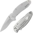 Kershaw Scallion Folding Knife 2.25" 420HC Steel Blade Stainless Handle 1620FL -Kershaw - Survivor Hand Precision Knives & Outdoor Gear Store