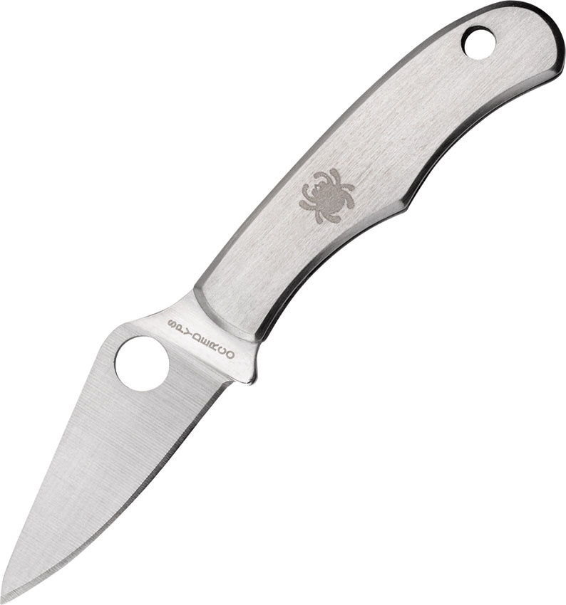 Spyderco Honey Bee Folding Knife 1.6" 3Cr13 Drop Point Blade Stainless Handle 137P -Spyderco - Survivor Hand Precision Knives & Outdoor Gear Store