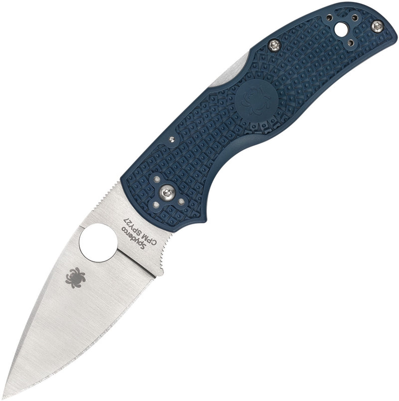 Spyderco Native 5 Folding Knife 3" SPY27 Stainless Blade Blue FRN Handle 41PCBL5 -Spyderco - Survivor Hand Precision Knives & Outdoor Gear Store