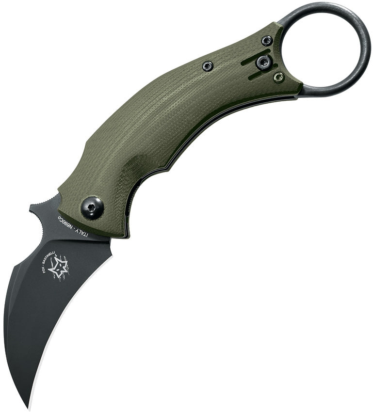 Fox Bastinelli BlackBird Folding Knife 2.5" Bohler N690 Steel Blade OD Green G10 Handle X591OD -Fox - Survivor Hand Precision Knives & Outdoor Gear Store