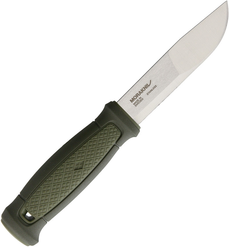 Mora Kansbol Basic Fixed Knife 4.25" Stainless Steel Blade Green TPR Handle 01751 -Mora - Survivor Hand Precision Knives & Outdoor Gear Store