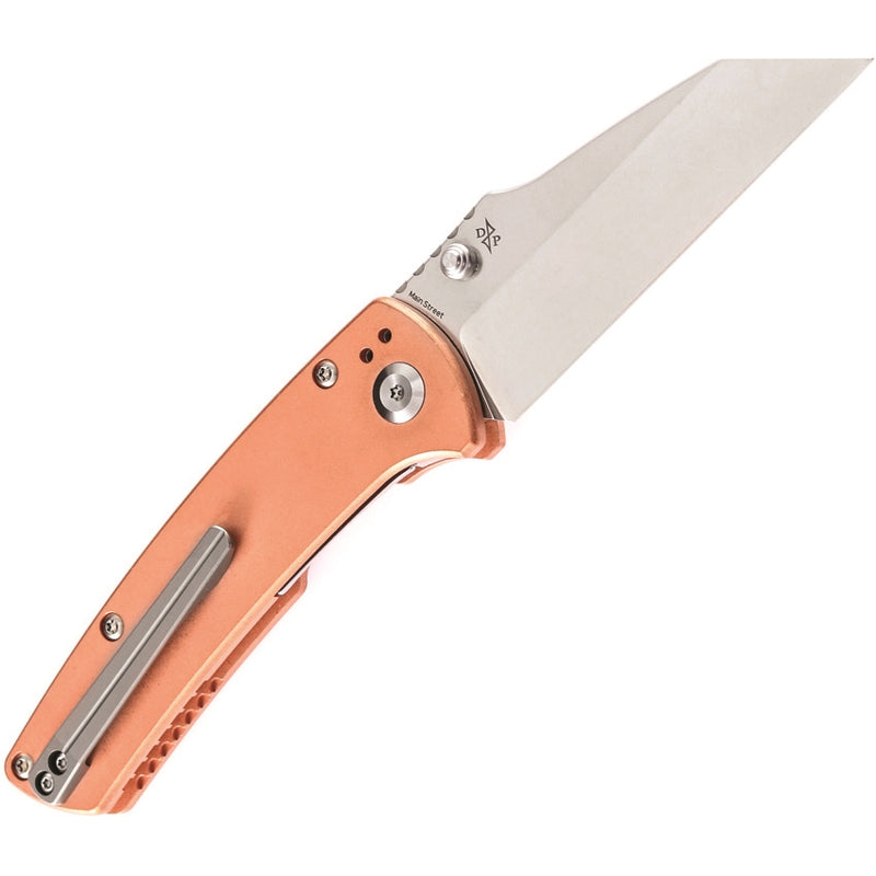 Kansept Knives Main Liner Folding Knife 3.5" 154CM Steel Blade Copper Handle 1015B5 -Kansept Knives - Survivor Hand Precision Knives & Outdoor Gear Store