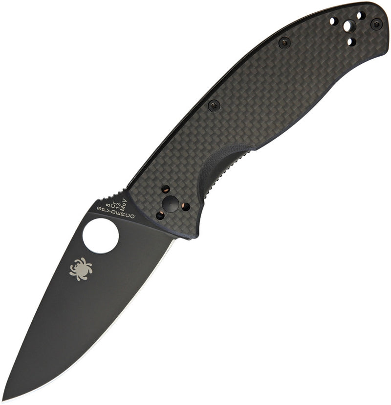 Spyderco Tenacious Folding Knife 3.5" 8Cr13MoV Stainless Blade CF/G10 Handle 122CFBBKP -Spyderco - Survivor Hand Precision Knives & Outdoor Gear Store