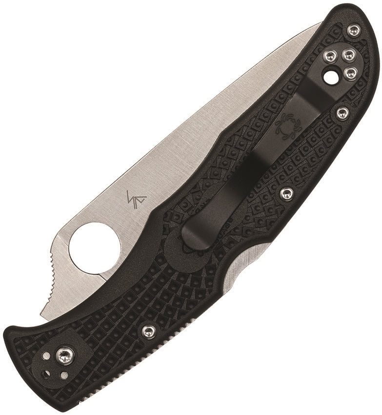 Spyderco Endura 4 Lockback Folding Knife 3.88" VG-10 Steel Blade Black Bi-Directional Texture FRN Handle 10FPSBKBL -Spyderco - Survivor Hand Precision Knives & Outdoor Gear Store