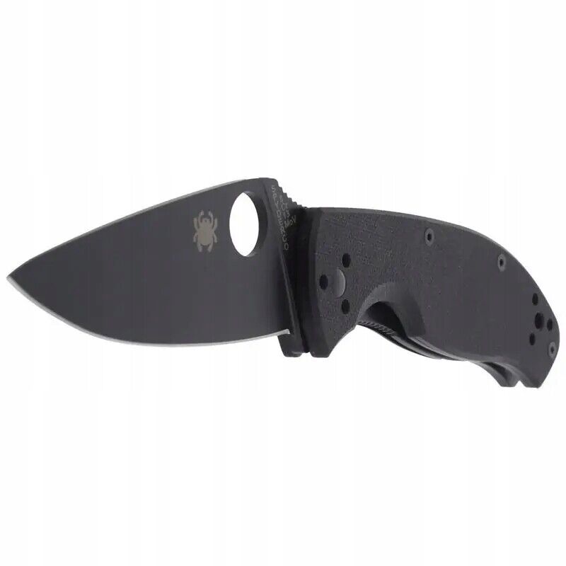 Spyderco Tenacious Linerlock Folding Knife 3.38" Black 8Cr13MoV Steel Blade G10 Handle 122GBBKP -Spyderco - Survivor Hand Precision Knives & Outdoor Gear Store