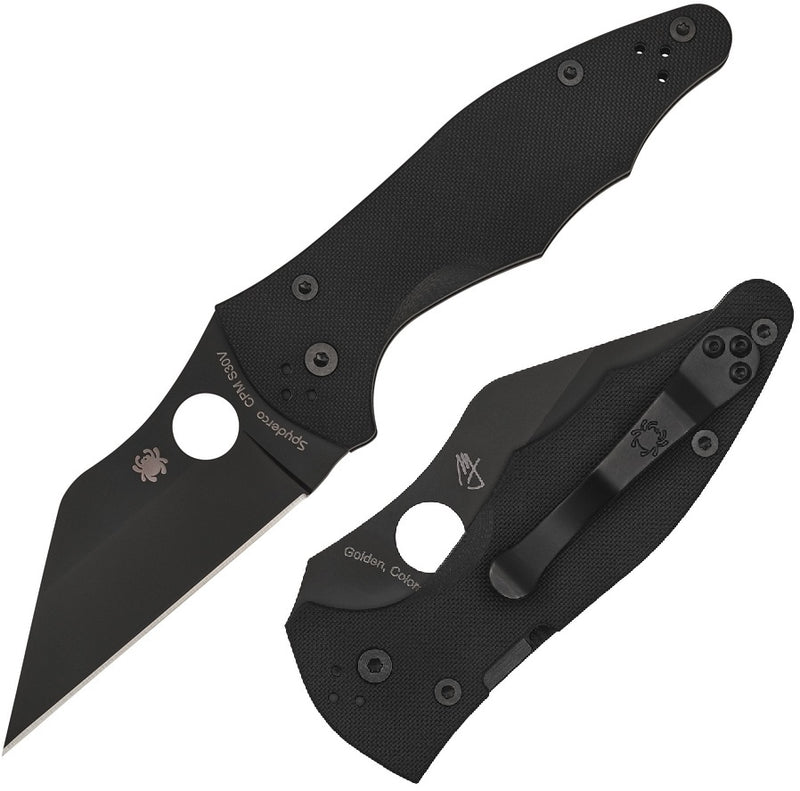 Spyderco Yojimbo 2 Folding Knife 3.25" CPM S30V Steel Blade Black G10 Handle 85GPBBK2 -Spyderco - Survivor Hand Precision Knives & Outdoor Gear Store