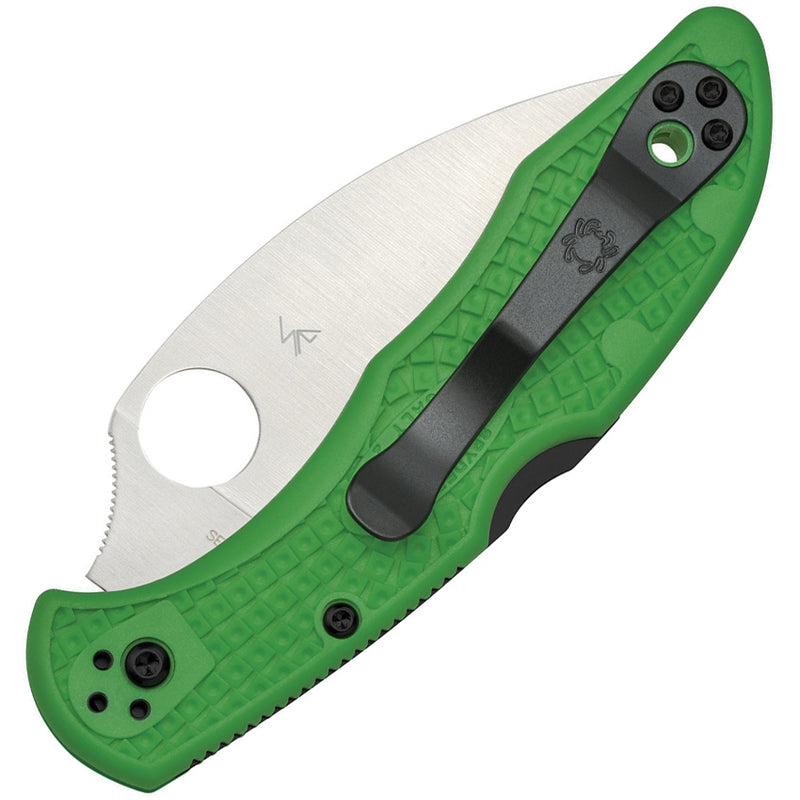 Spyderco Salt 2 Lockback Folding Knife 3" LC200N Tool Steel Blade Green FRN Handle 88FSWCGR2 -Spyderco - Survivor Hand Precision Knives & Outdoor Gear Store