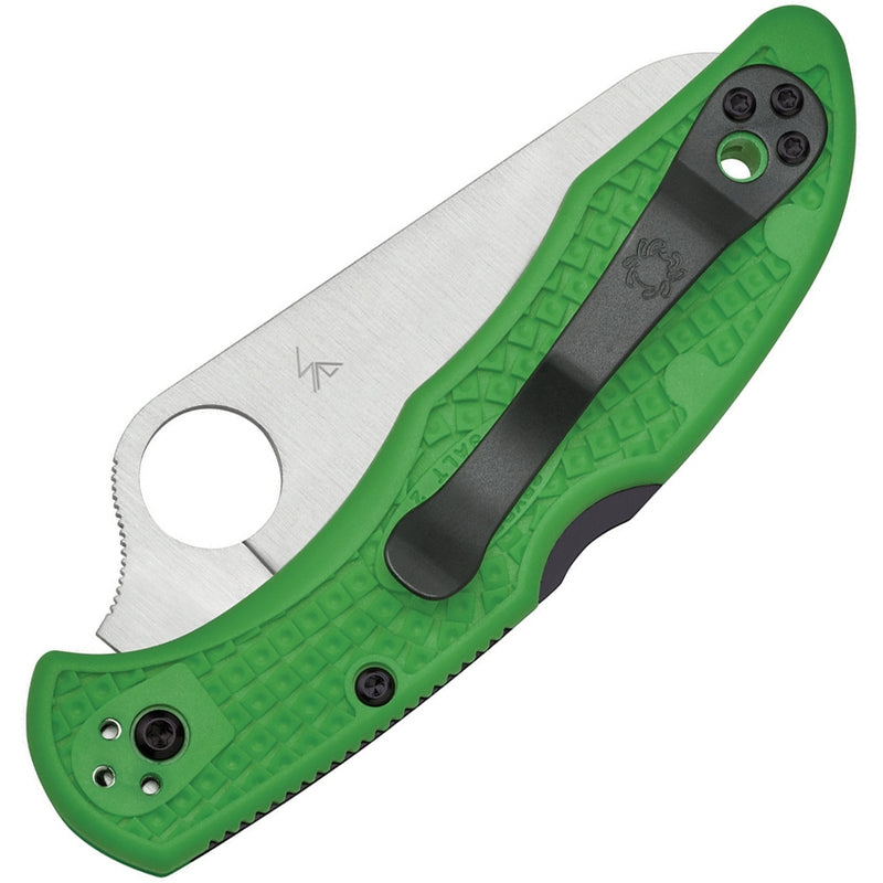 Spyderco Salt 2 Lockback Folding Knife 3" LC200N Tool Steel Blade Green FRN Handle 88FPWCGR2 -Spyderco - Survivor Hand Precision Knives & Outdoor Gear Store