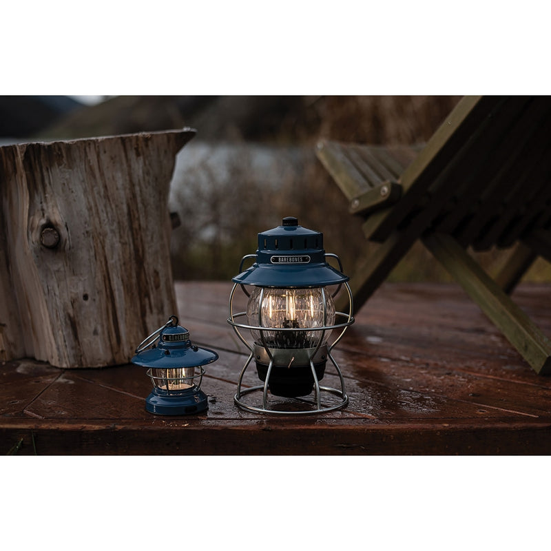 Barebones - Edison Mini Lantern - Ocean Blue