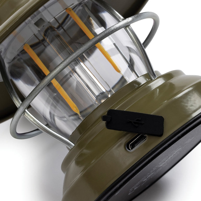 Barebones Living Edison Mini Lantern OD Green Powder-Coated Steel Construction RE292 -Barebones Living - Survivor Hand Precision Knives & Outdoor Gear Store