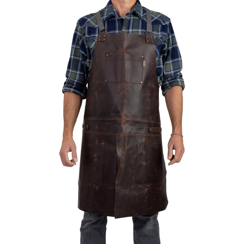 Barebones Living Tradesman Buffalo Leather Apron 100% Water Full-Grain Adjustable 479 -Barebones Living - Survivor Hand Precision Knives & Outdoor Gear Store