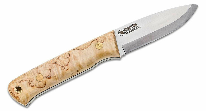 Casstrom Woodsman Fixed Knife 3.5" Sleipner Tool Steel Blade Curly Birch Handle I10804 -Casstrom - Survivor Hand Precision Knives & Outdoor Gear Store