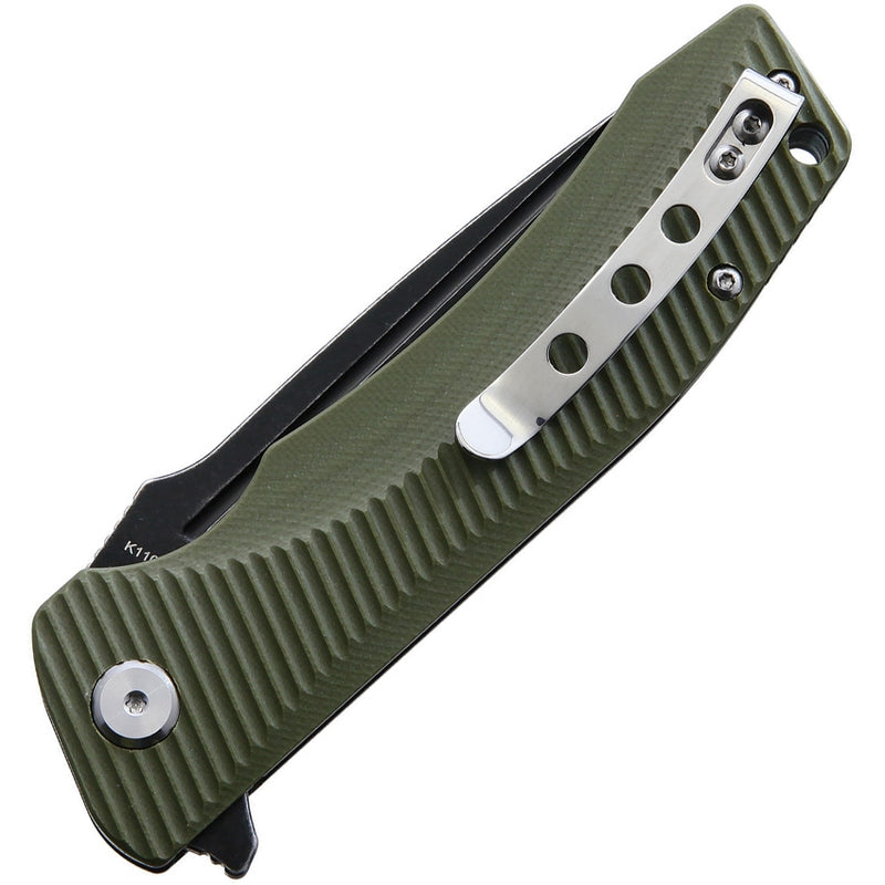 Bestech Knives Mako Linerlock Folding Knife 3.75" K110 Tool Steel Blade Green G10 Handle G27D -Bestech Knives - Survivor Hand Precision Knives & Outdoor Gear Store