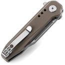 Bestech Knives Syntax Liner Folding Knife 2.88" 154CM Steel Blade Beige G10 Handle KG41B -Bestech Knives - Survivor Hand Precision Knives & Outdoor Gear Store