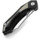 Bestech Knives Kasta Linerlock Folding Knife 3.5" 154CM Steel Blade Black And Tan G10 Handle KG45B -Bestech Knives - Survivor Hand Precision Knives & Outdoor Gear Store