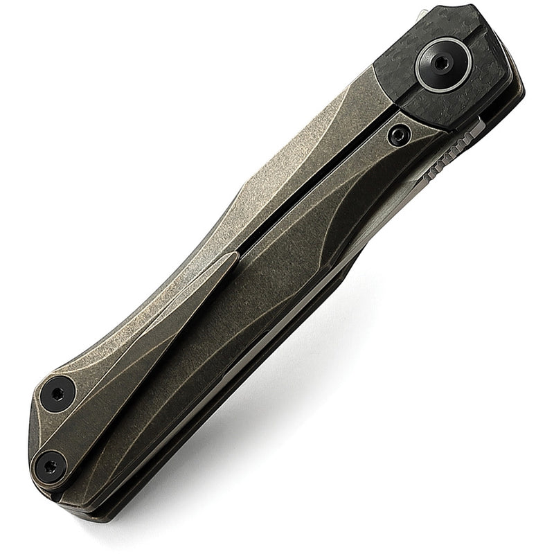 Bestech Knives Thyra Folding Knife 3.5" M390 Steel Blade Titanium/Carbon Fiber Handle T2106B -Bestech Knives - Survivor Hand Precision Knives & Outdoor Gear Store