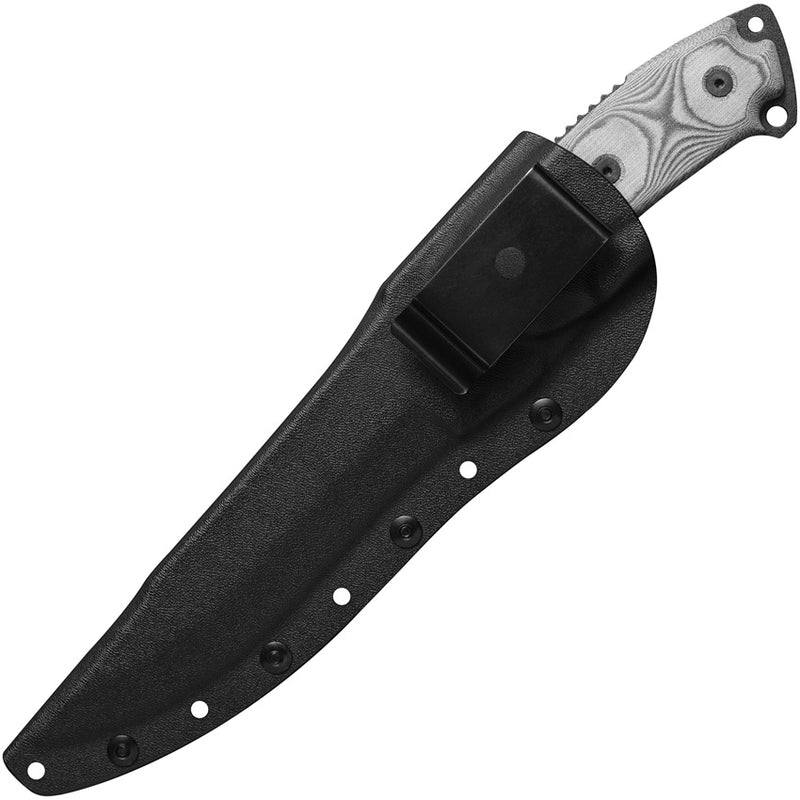 TOPS Fire Strike Fixed Knife 7.25" 1095HC Steel Full Blade Linen Micarta Handle 45 -TOPS - Survivor Hand Precision Knives & Outdoor Gear Store