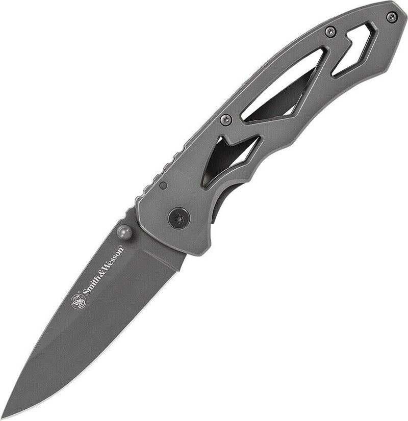 Smith & Wesson Framelock Large Folding Knife 3" Titanium/Stainless Steel Blade Titanium/Aluminum Handle CK400L -Smith & Wesson - Survivor Hand Precision Knives & Outdoor Gear Store