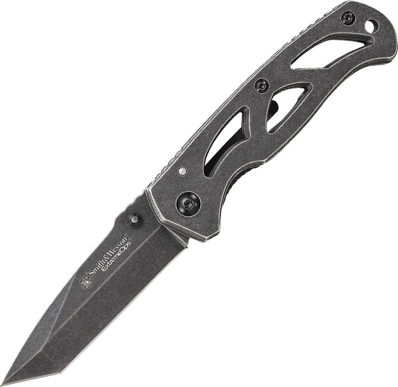 Smith & Wesson Extreme Ops Folding Knife 2.75" Stainless Steel Blade Stainless Steel Handle CK404 -Smith & Wesson - Survivor Hand Precision Knives & Outdoor Gear Store