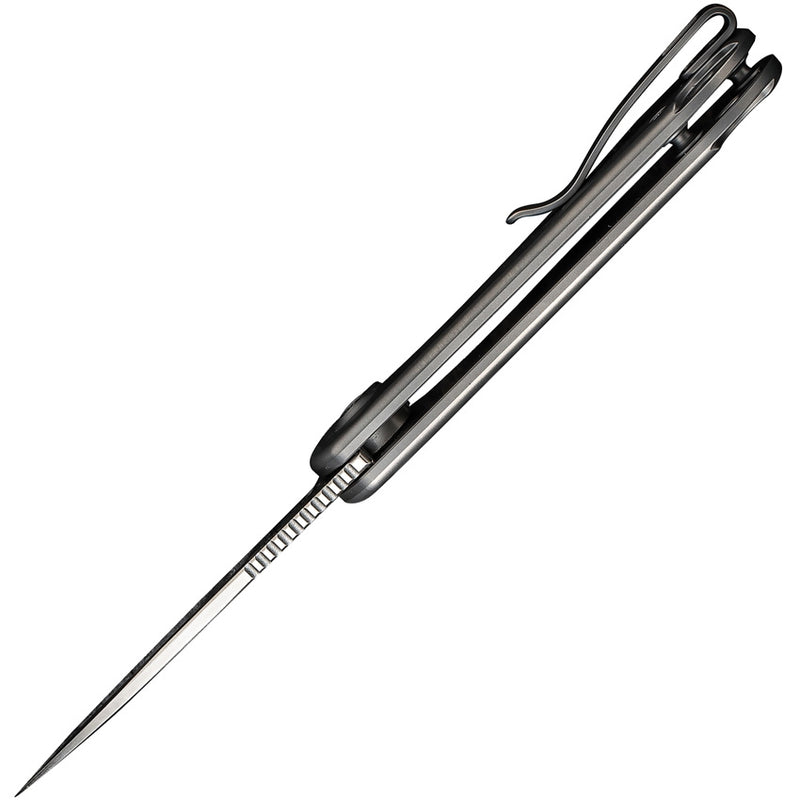 We Knife Co Elementum Framelock Folding Knife 3" CPM-20CV Steel Blade Titanium Handle 18062X1 -We Knife Co - Survivor Hand Precision Knives & Outdoor Gear Store