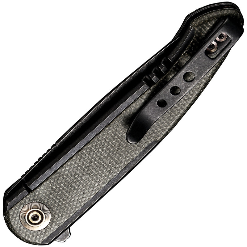We Knife Co Smooth Sentinel Frame Folding Knife 3" CPM-20CV Steel Blade Titanium/Micarta Handle 200434 -We Knife Co - Survivor Hand Precision Knives & Outdoor Gear Store