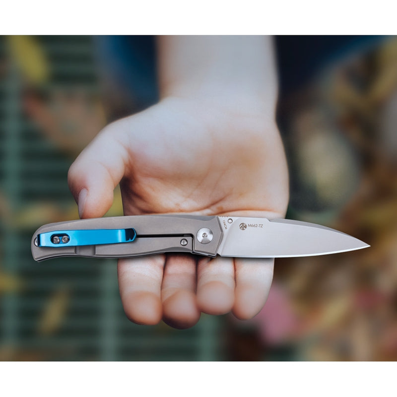 RUIKE M662-TZ Framelock Folding Knife 2.75" 154CM Steel Blade G10 / Titanium EM662TZ -RUIKE - Survivor Hand Precision Knives & Outdoor Gear Store