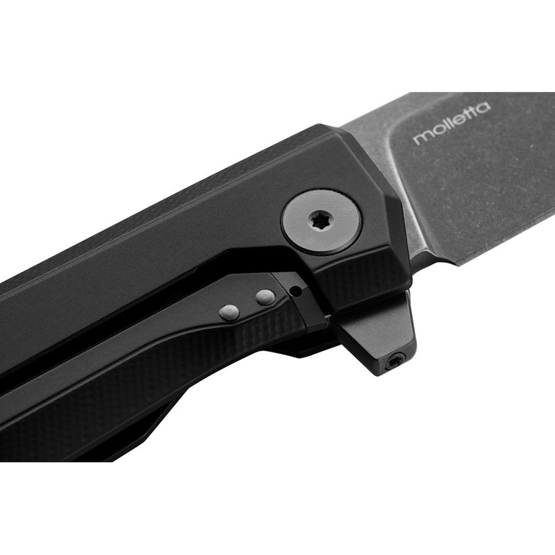 LionSTEEL Myto Framelock Folding Knife 3.25" M390 Steel Blade Aluminum Handle TMT01ABB -LionSTEEL - Survivor Hand Precision Knives & Outdoor Gear Store