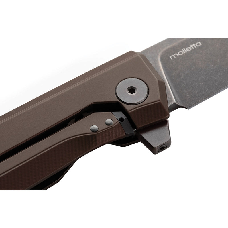 LionSTEEL Myto Framelock Folding Knife 3.25" M390 Steel Blade Aluminum Handle TMT01AEB -LionSTEEL - Survivor Hand Precision Knives & Outdoor Gear Store