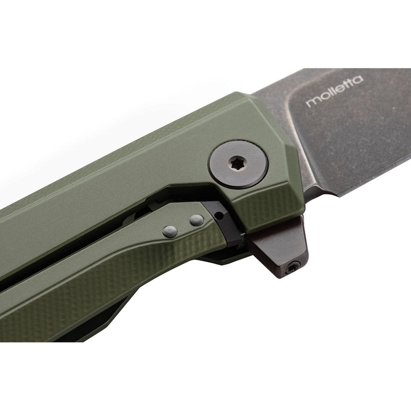 LionSTEEL Myto Framelock Folding Knife 3.25" M390 Steel Blade Aluminum Handle TMT01AGB -LionSTEEL - Survivor Hand Precision Knives & Outdoor Gear Store