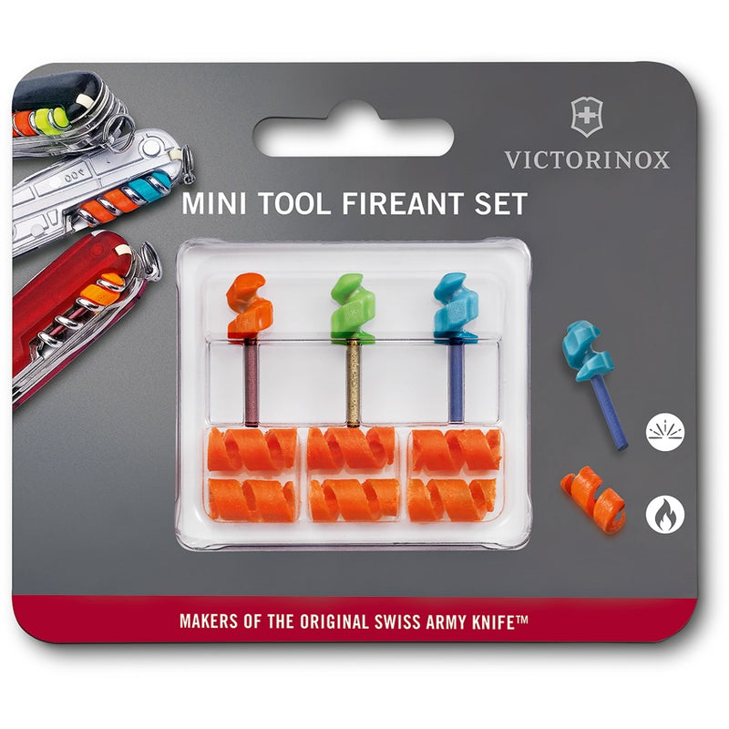 Victorinox Mini Tool Fire Ant Set Fire Steel With Glow In The Dark Handles Fires Blue / Orange / Green -Victorinox - Survivor Hand Precision Knives & Outdoor Gear Store