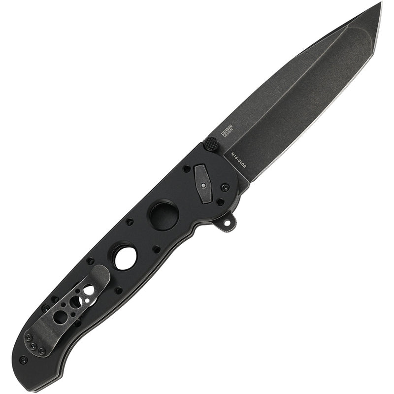 CRKT M16 Deadbolt Folding Knife 3.88" D2 Tool Steel Blade Black Aluminum Handle 04DB -CRKT - Survivor Hand Precision Knives & Outdoor Gear Store