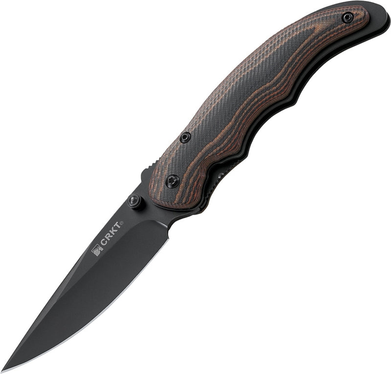 CRKT Endorser Linerlock Folding Knife 3.18" 8Cr14MoV Steel Blade G10 Handle 1105K -CRKT - Survivor Hand Precision Knives & Outdoor Gear Store