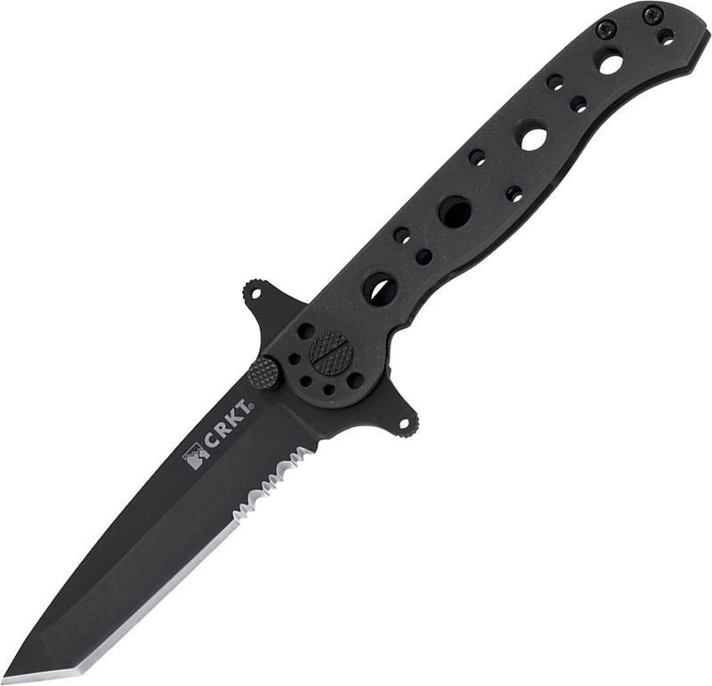 CRKT M16 Framelock Folding Knife 3" 8Cr13MoV Steel Blade Black Stainless Steel Handle 10KSF -CRKT - Survivor Hand Precision Knives & Outdoor Gear Store