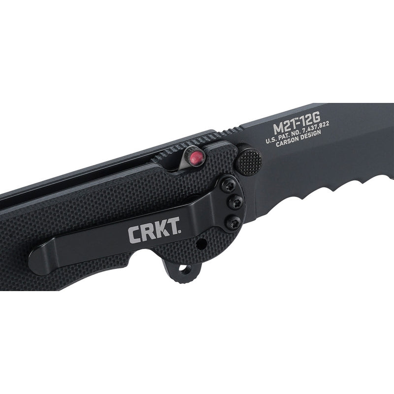 CRKT M21 Linerlock Folding Knife 3.13" 8Cr14MoV Steel Blade Black G10 Handle 2112G -CRKT - Survivor Hand Precision Knives & Outdoor Gear Store