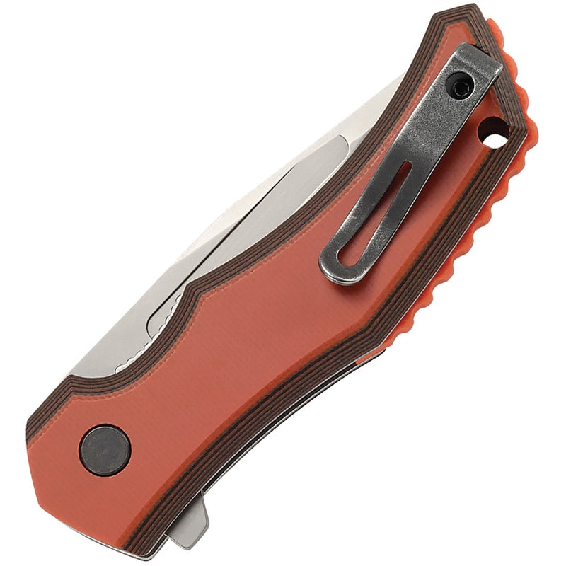 CRKT Fawkes Linerlock Folding Knife 2.75" 1.4116 Steel Blade Black / Orange G10 Handle 2372 -Survivor Hand - Survivor Hand Precision Knives & Outdoor Gear Store