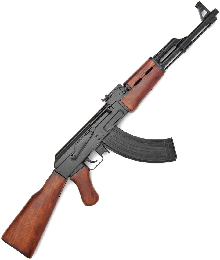 Denix Russian AK-47 Replica Brown Wood Stock/Black Finish Fittings And Trim 1086 -Denix - Survivor Hand Precision Knives & Outdoor Gear Store