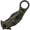 Fox Edge The Claw Folding Knife 2.5" 8Cr13MoV Steel Blade Green G10 Handle 015 -Fox Edge - Survivor Hand Precision Knives & Outdoor Gear Store