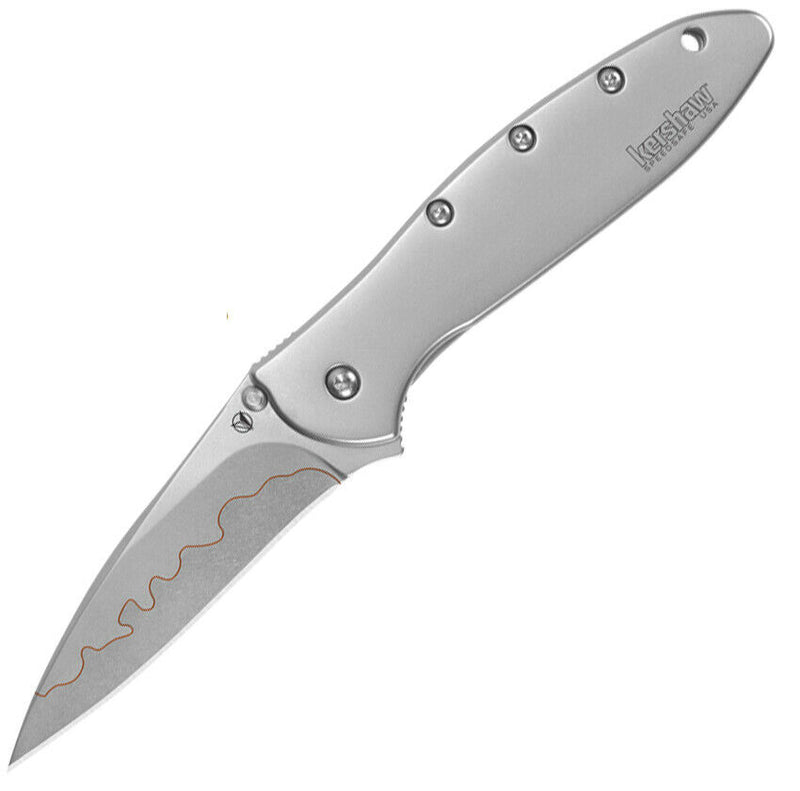 Kershaw Leek Framelock Folding Knife 3" 14C28N / CPM-D2 Steel Blade Stainless Handle 1660CB -Kershaw - Survivor Hand Precision Knives & Outdoor Gear Store