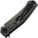 Kershaw Concierge Folding Knife 3.25" D2 Tool Steel Blade OD Green Micarta Handle 4020MCG -Kershaw - Survivor Hand Precision Knives & Outdoor Gear Store