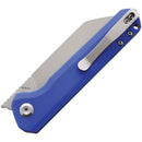 Kansept Knives Bulldozer Folding Knife 3.75" D2 Tool Steel Blade Blue G10 Handle 1028A6 -Kansept Knives - Survivor Hand Precision Knives & Outdoor Gear Store
