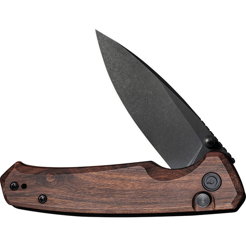 Civivi Altus Button Lock Folding Knife 3" Nitro-V Steel Blade Cuibourtia Wood Handle C200763 -Civivi - Survivor Hand Precision Knives & Outdoor Gear Store